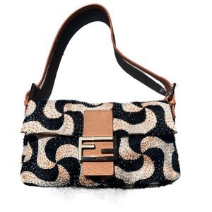 Rare Fendi Beaded Baguette